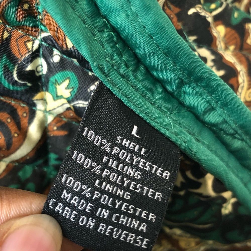 Briggs New York green lined snap front jacket - Picture 10 of 11